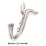 Buy Sterling Silver Saxophone Charm