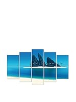 Wall Decor Fotocuadro 5 Piezas Pirámide Colourlight