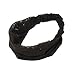 Elegant Women Black Bandanas Lace Headwrap Headband Girls' Hair Accessory Gift (Coffee)