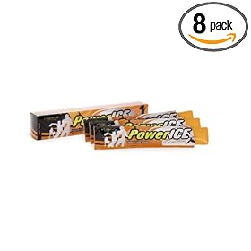 Power Ice Sports Ice, Orange Blast, 3-Count Boxes (Pack of 8)