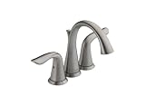Delta 4538-SS Lahara Mini-Widespread Double-Handle Lavatory Faucet, Stainless