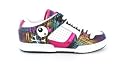 OSIRIS HARLEM LADIES LO TOP SKATE TRAINERS WHITE/PINK