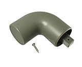 日中製作所 エンドキャップ(L型) E201-16 ライトグレー