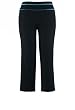 Avenue Plus Size Contrast Piping Active Capri