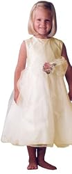 SL1902 IVORY Flower Girl Wedding Silk Top Dress From Baby to Teens (6)