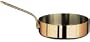 Paderno 2 Quart Copper Saut� Pan with Cast Iron Handle