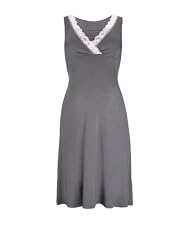 Viscose Chemise With Pink Lace Trim