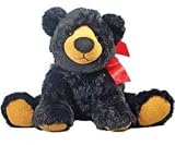 Cute Stuffed Plush Cuddly Black Bear That Is Very Soft To Hold (Makes A Great Gift) 14