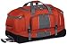 High Sierra El Series Luggage, Lava/Tungsten, 34-Inch (Wheeled Drop Bottom Duffel)