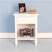 Bratt Decor Dick Classic Night Stand Finish: White