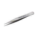 トラスコ中山/TRUSCO 高精度ステンレス製ピンセット 110mm 非磁性 先細小型【TSP-73 (サキホソコガタ110MM)】(2709236)
