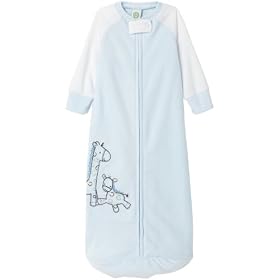 Little Me Giraffe Blanket Bag - Powder Blue - 0/9 Months
