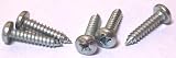 10 X 1 1/4 Self-Tapping Screws Phillips / Pan Head / Type AB / Steel / Zinc / 3,000 Pc. Carton