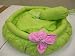 Pet Supplies : Puppy Luck BH012 Doggie Bed Green w/Flowers Print