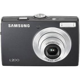 Samsung L200 10MP Digital Camera with 3x Optical Zoom (Black) by 