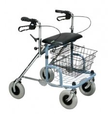 Drive Medical Winnie Walker Bariatric EXP Rollator - Silver