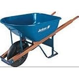 JACKSON PROFESSIONAL TOOLS M6FFBB WHEELBARROW 6 CU FT STEEL FLAT FREE WHEEL