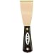 Hyde Tools 02320 2-Inch Brass Stiff Putty Knife, Black and Silver
