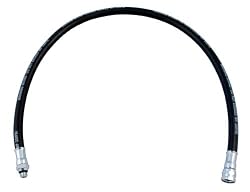 Low Pressure Scuba Regulator Hose, 28" Black