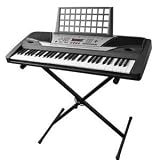 Brand New Music Portable Electronic Keyboard 61 Keys Electric Piano Electone Melody Euphony MK980 With Stand