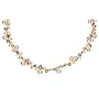 Freshwater Cultured Pearl, Citrine, Peridot & Amethyst Necklace, 18"
