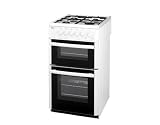50cm Twin Cavity Gas Cooker White dg582wpwh