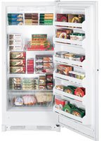 GE 206 Cu Ft Upright Freezer - White