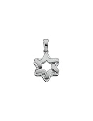 23.00x17.50 mm Star of David Pendant in 14K Yellow Gold