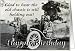 Happy Birthday, old car, vintage, humor Card