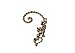Bundle Monster 6pc Punk Style Ear Wrap Charm Cuff Earring Stud Fashion Accessory for Pierced + Non Pierced - Mixed Lot