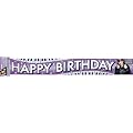 Justin Bieber "Happy Birthday" Foil Banner