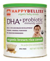 Happy Baby happy bellies Baby Cereal – Brown Rice – 7 oz