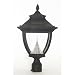 Pagoda Solar Post Lantern Head with 3