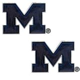 NCAA Studded Earrings - Michigan Wolverines