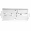 Corelle Coordinates Melamine Tidbit Tray, Simple Lines