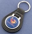 Atlanta Thrashers Dark Blue Leather Keychain