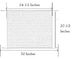 M-D Building Products Door Grill White 19X32 33308