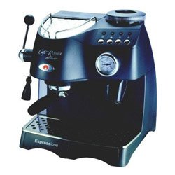 Espressione 1329 Cafe Roma Deluxe Espresso Machine with Built-in Grinder, Anthracite Grey
