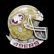 NFL Team Helmet Pin - San Francisco 49ers