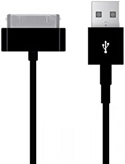 Phinetech USB Data High Quality Cablee Chargeer for iPhone 4s, 4, 3s, 3g (Black)