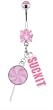 LOLLIPOP AND SUCK IT DOG TAG BELLY RING