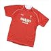 Reebok Mens WRU PlayDry Training Tee Red/Wht/Blk L (42-44)