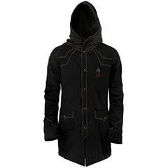 Diablo III Fleece Long Hooded Deamon Hunter Coat, XL