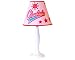 CHEERLEADER table LAMP girls pink BEDROOM decor Image