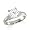 Gorgeous! Women's 14k White-gold 8.00MM(2CT) Moissanite Solitaire Engagement Ring Size 5