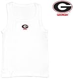 NCAA Georgia Bulldogs Collegiate Debut White Ladies Tank Top