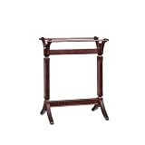 Powell Contemporary Merlot Blanket Rack