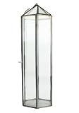 HomArt Pierre Metal and Glass Terrarium, Tall