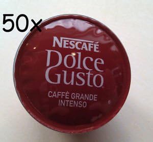 50 x Nescafe Dolce Gusto Coffee Capsules - 30 Flavours 2 choose from -Sold Loose - 50 Caffe Grande Intenso