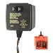 Power Wheels battery charger, 6 volt, Type A connector.